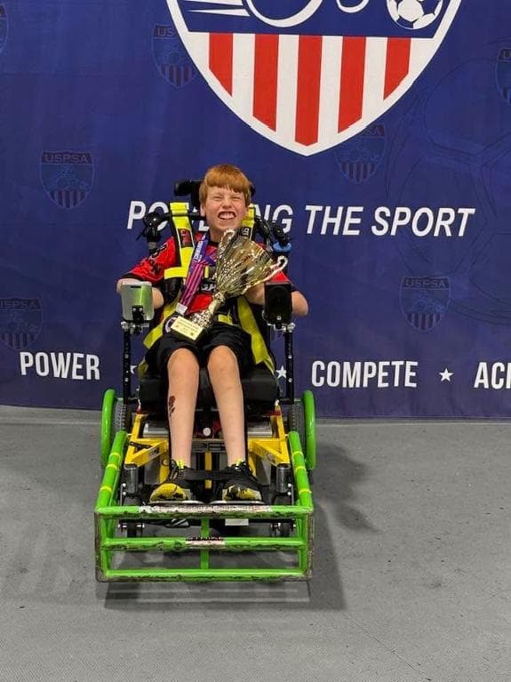 Reid Lackey at Power Soccer Nationals